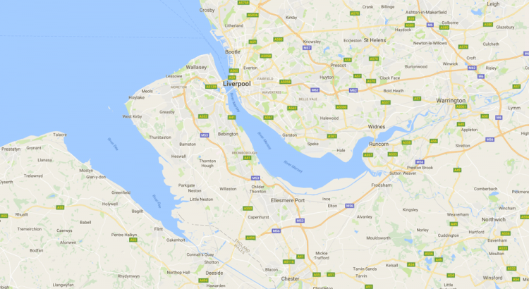 Map of Wirral